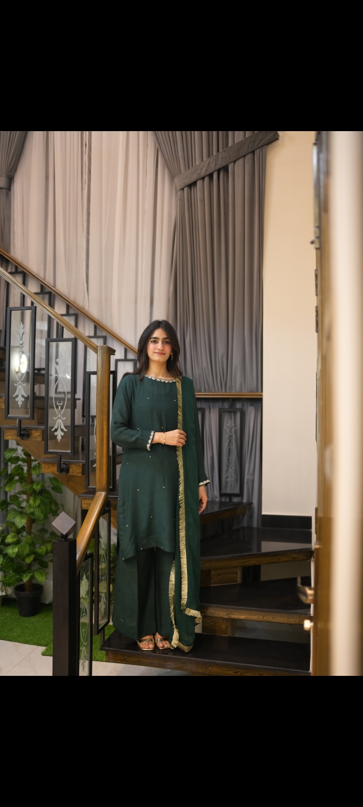 Reem Emerald 3-Piece Suit