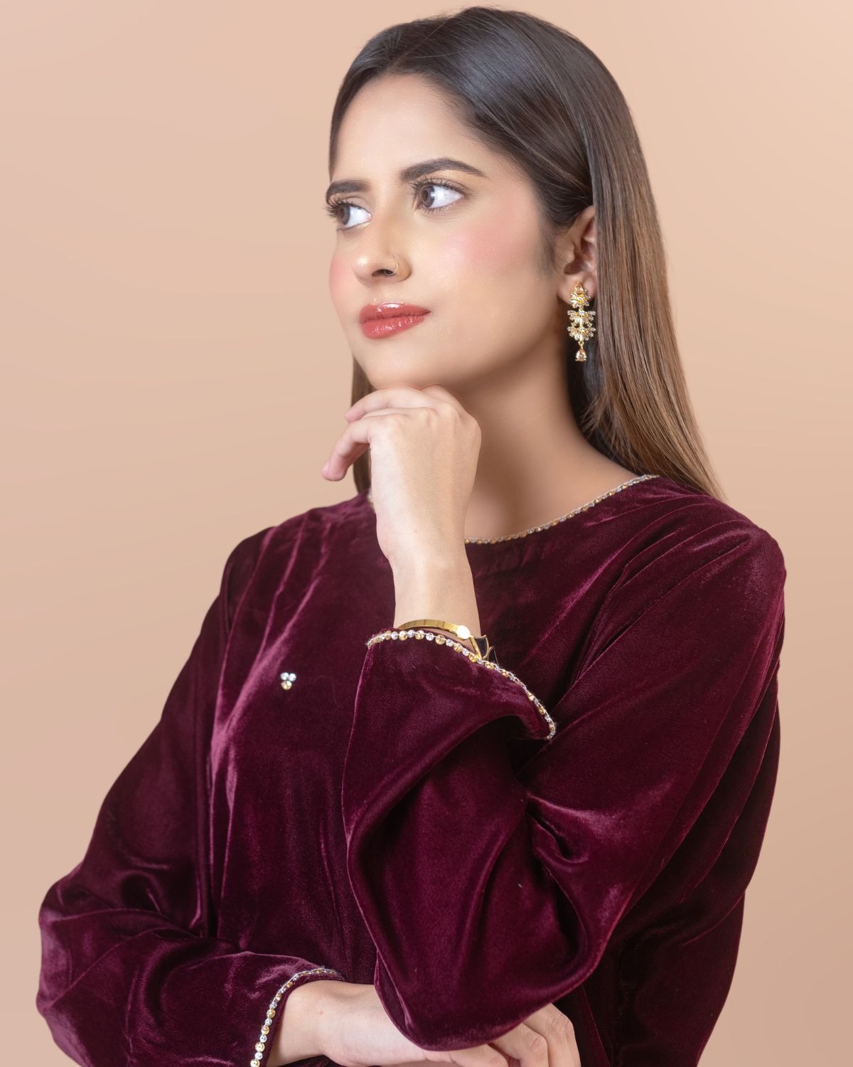 HEER WT101 - burgundy - Stitched 2 Pieces