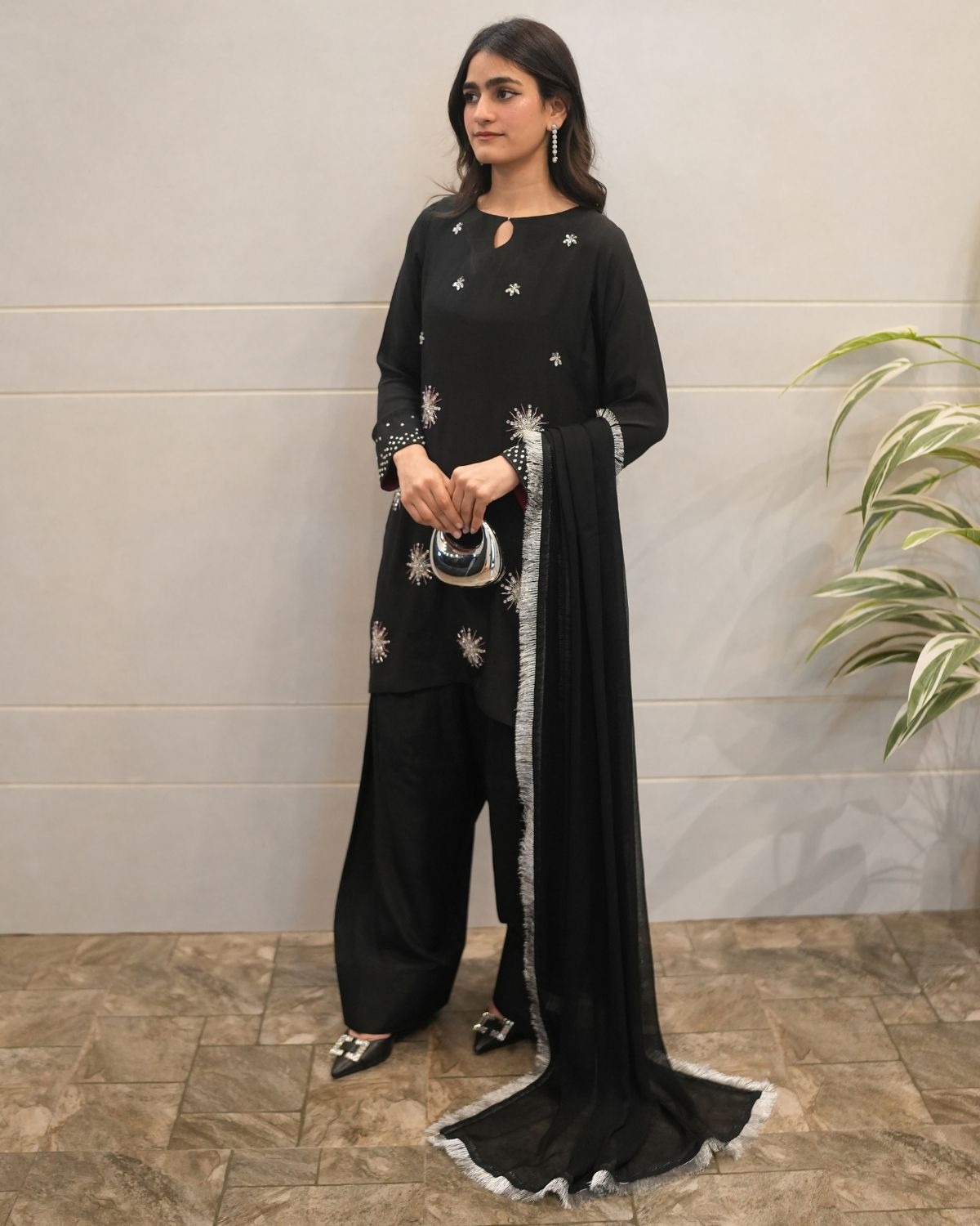 Noir - black - Stitched 2 Pieces- SR1015