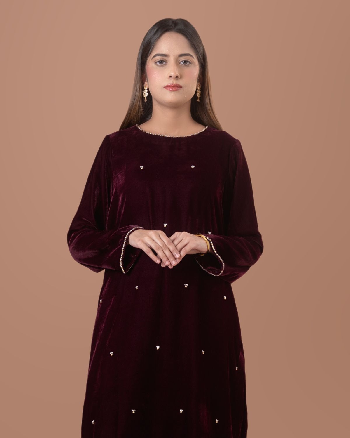 HEER WT101 - burgundy - Stitched 2 Pieces